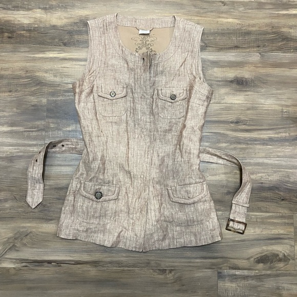 Olsen Europe Jackets & Blazers - Women's Beige Vest